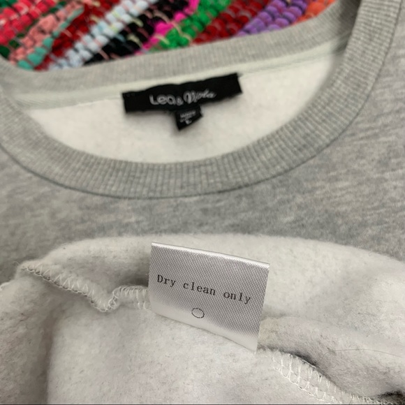 Lea & Viola | Grey Faux Fur Trimmed Long Sleeved Sweatshirt - Picture 6 of 8